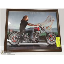 11" X 14" EASYRIDER HARLEY DAVID MANN POSTER