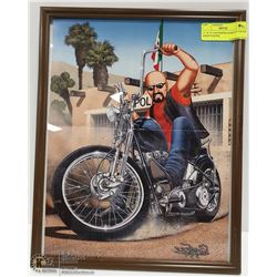 11" X 14" EASYRIDER HARLEY DAVID MANN POSTER