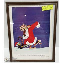 11" X 14" ESSO TIGER 1965 ORIGINAL AD