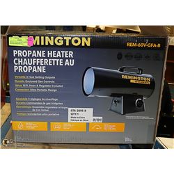 REMINGTON 60,000 BTU PROPANE HEATER, #REM-60V-GFA