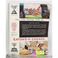 EATON'S 1958 - 59 FALL & WINTER CATALOG IN VERY