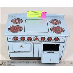 VINTAGE TIN TOY STOVE