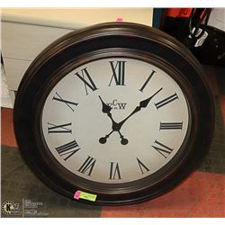 LARGE WALL CLOCK, 24" DIAMETER