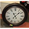 Image 1 : LARGE WALL CLOCK, 24" DIAMETER