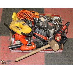 FLAT OF ASSORTED POWER TOOLS