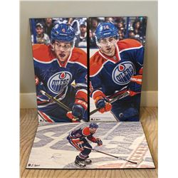 EDMONTON OILERS AUTOGRAPHED SET OF PLAQUES