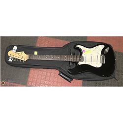 ACADEMY ELECTRIC GUITAR BLACK WITH SOFT CASE