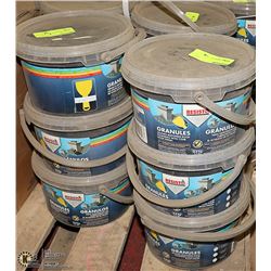 12 3.5KG BUCKETS OF ROOFING GRANUALES