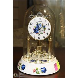 COSMO QUARTS ANNIVERSARY CLOCK, 10" TALL
