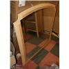 Image 1 : WOOD FRAMED DRESSER MIRROR. 51" X 42"