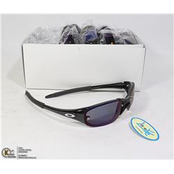 BOX OF BLACK DESIGNER SUNGLASSES