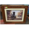 Image 1 : SHOWHOME PICTURE WOOD FRAMED "PUPPIES ON DECK"