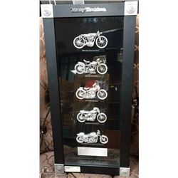 HARLEY DAVIDSON MOTORCYCLES FRAMED 3D PICTURE