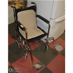 AMG WHEELCHAIR, FOOTRESTS, PADS FOR SEAT/BACK