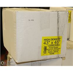 CASE OF 43" X 48" CLEAR FOOD GRADE BAGS