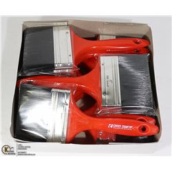BOX OF 12 NEW 4 INCH PAINT BRUSHES