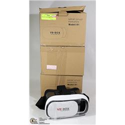 PACK OF 3 VIRTUAL REALITY GLASSES IN BOX