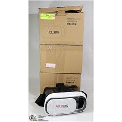 PACK OF 3 VIRTUAL REALITY GLASSES IN BOX