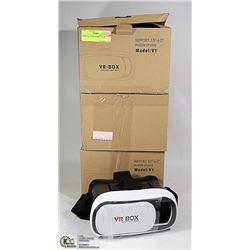 PACK OF 3 VIRTUAL REALITY GLASSES IN BOX