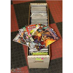 COMICS BIG BOX.  MISC COMIC BOOKS IN A BOX.