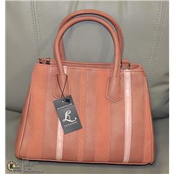 NEW LUXANNE 3 TONE ROSE COLORED PURSE