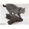 Image 1 : LYNX STATUE 13" X 14"