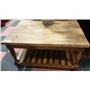 Image 2 : SOLID WOOD COFFEE TABLE 31" X 23" X 18"