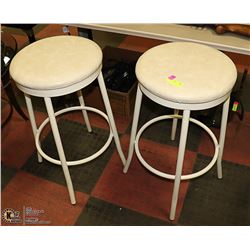 PAIR OF BEDWORTZ BAR STOOLS 29" TALL