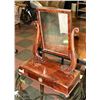 Image 1 : ANTIQUE VANITY MIRROR WITH DRAWER 21.5" X 25" TALL