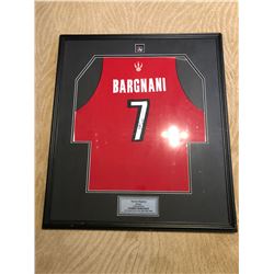 SIGNED FRAMED TORONTO RAPTORS BARGNANI JERSEY
