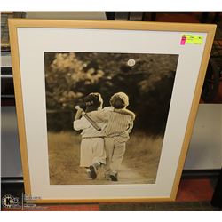 BASEBALL PICTURE 23" X 28.5"