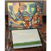 Image 1 : TWO SIGNED CRANE THOMAS PAINTINGS 16" X 12" &