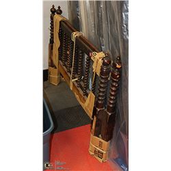 LOT OF 2 ANTIQUE SINGLE SIZE HEADBOARDS