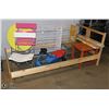Image 1 : SINGLE BEDFRAME SOLD WITH ASSORTED STANDS, KIDS