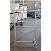 Image 1 : WHITE DOUBLE CLOTHES RACK ON WHEELS