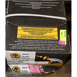 2 50LB BOXES OF 3" NAILS