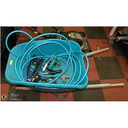 YARDWORKS WHEEL BARROW WITH WATER ACCESSORIES