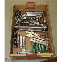 FLAT OF ASSORTED TOOLS