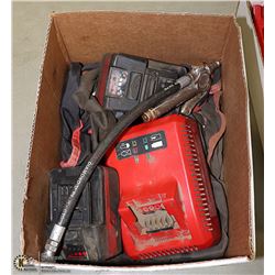BOX WITH SNAP-ON CHARGER AND 2 BATTERIES, THERE IS