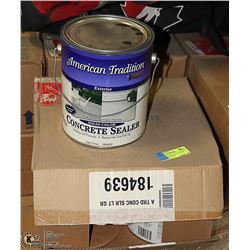 CASE OF CONCRETE STAIN GREY - 4 GALLONS PER CASE