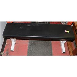 BLACK AND WHITE WORK OUT BENCH, 44" LONG