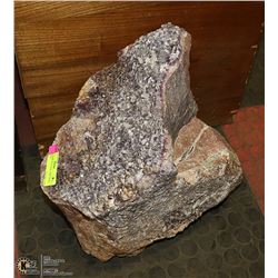 LARGE RAW NATURAL AMETHYST BOULDER.