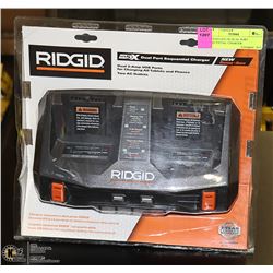 RIDGID GEN 5X DUAL PORT SEQUENTIAL CHARGER
