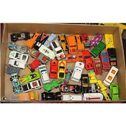 FLAT OF ASSORTED VINTAGE TOY CARS