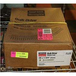 CASE WITH 2000 SIMPSON STRONG TIE 1 3/4" SCREWS
