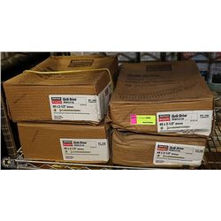 LOT WITH 4 CASES OF 1500 SIMPON STRONG TIE 2.5"