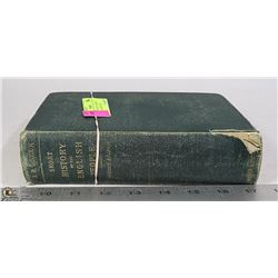 SHORT HISTORY OF ENGLISH PEOPLE BOOK FROM 1889