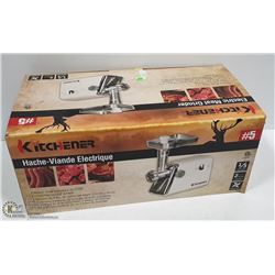 KITCHENER MEAT GRINDER IN BOX W/ ATTACHMENTS