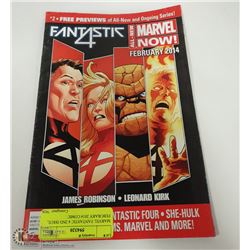 MARVEL FANTASTIC 4 2ND ISSUE, FEBURARY 2014 COMIC