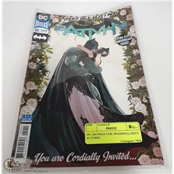DC, BATMAN (THE WEDDING), ISSUE #5 COMIC